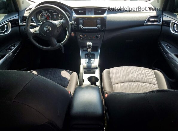3N1AB7AP9HY281948 2017 NISSAN SENTRA Burgundy Widok deski rozdzielczej