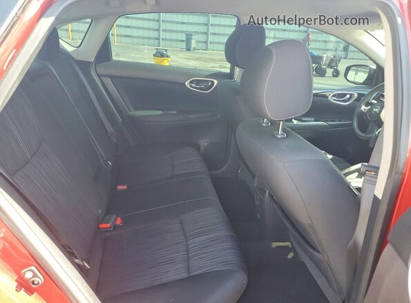 3N1AB7AP9HY281948 2017 NISSAN SENTRA Burgundy Widok tylnych siedzeń