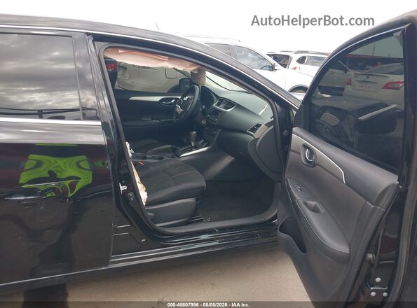 3N1AB7AP9HY285255 2017 NISSAN SENTRA Black Front interior view