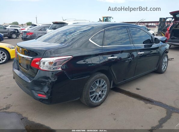 3N1AB7AP9HY285255 2017 NISSAN SENTRA Black Rear right