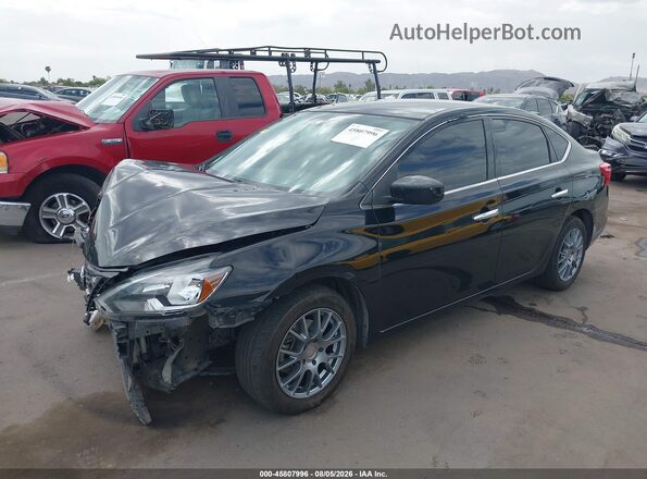 3N1AB7AP9HY285255 2017 NISSAN SENTRA Black Front left