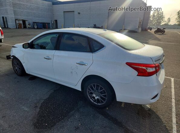 3N1AB7AP9HY289600 2017 NISSAN SENTRA Белый Задняя левая четверть