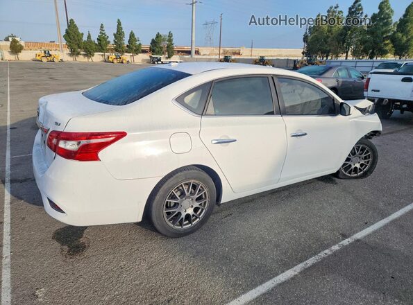 3N1AB7AP9HY289600 2017 NISSAN SENTRA Белый Задняя правая четверть