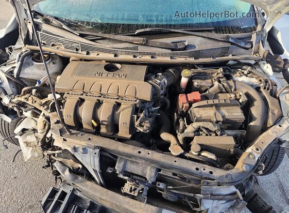 3N1AB7AP9HY289600 2017 NISSAN SENTRA Белый Вид задней части салона