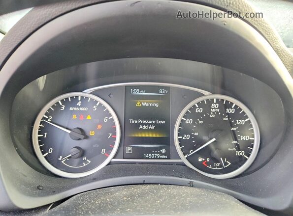 3N1AB7AP9HY289600 2017 NISSAN SENTRA Белый Вид щитка приборов