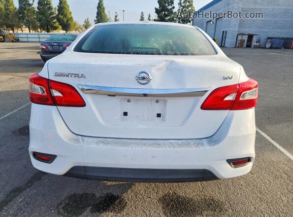 3N1AB7AP9HY289600 2017 NISSAN SENTRA Белый Вид сзади