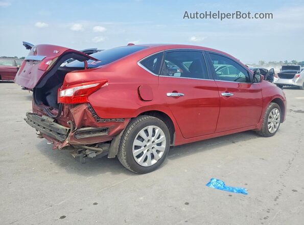 3N1AB7AP9HY303088 2017 NISSAN SENTRA Maroon Հետևի աջ