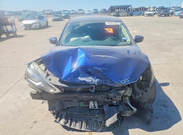 3N1AB7AP9HY330002 2017 NISSAN SENTRA Синий Вид спереди
