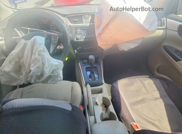 3N1AB7AP9HY330002 2017 NISSAN SENTRA Синий Вид панели приборов
