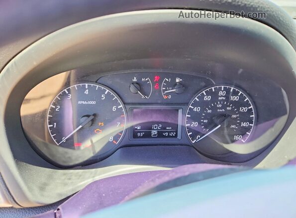 3N1AB7AP9HY374680 2017 NISSAN SENTRA Gray Vista del cuadro de instrumentos