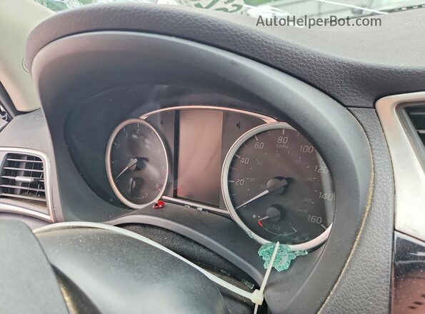3N1AB7AP9HY393715 2017 NISSAN SENTRA Silver Instrument cluster view