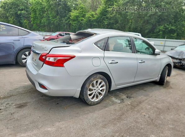3N1AB7AP9HY393715 2017 NISSAN SENTRA Silver Rear right