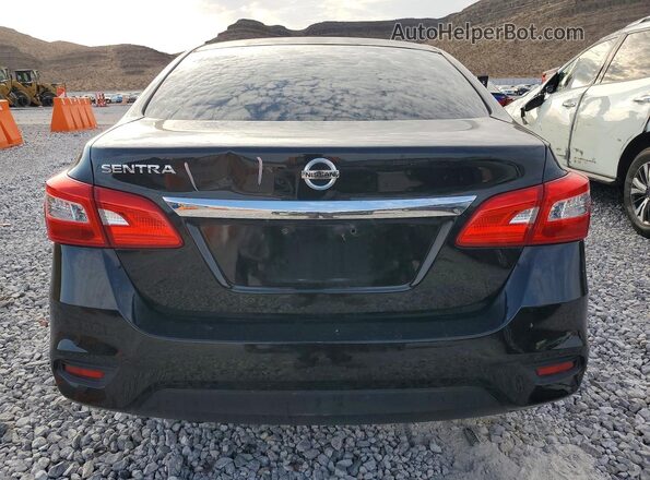3N1AB7AP9HY395318 2017 NISSAN SENTRA Black Հետևի տեսք