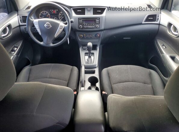3N1AB7AP9HY395318 2017 NISSAN SENTRA Black Առջևի վահանակի տեսք