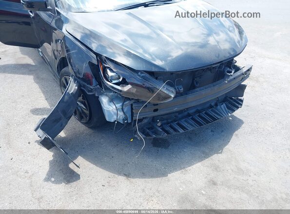 3N1AB7AP9HY395819 2017 NISSAN SENTRA Black Դիմացի տեսք
