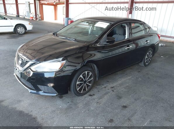 3N1AB7AP9HY396159 2017 NISSAN SENTRA Black Передня ліва чверть