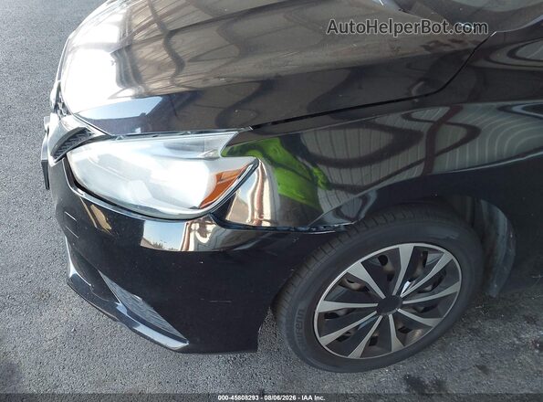3N1AB7AP9HY396159 2017 NISSAN SENTRA Black Вид щитка приладів