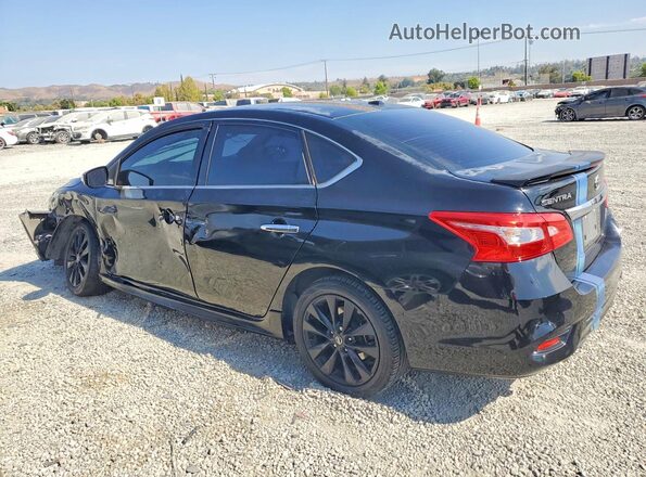3N1AB7AP9HY408911 2017 NISSAN SENTRA Black Trasero izquierdo