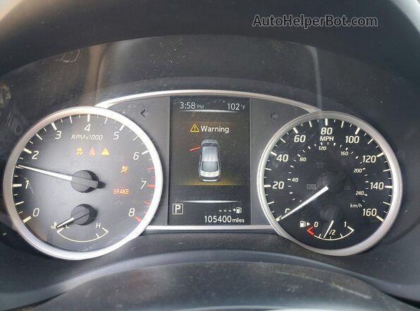 3N1AB7AP9HY408911 2017 NISSAN SENTRA Black Vista del cuadro de instrumentos