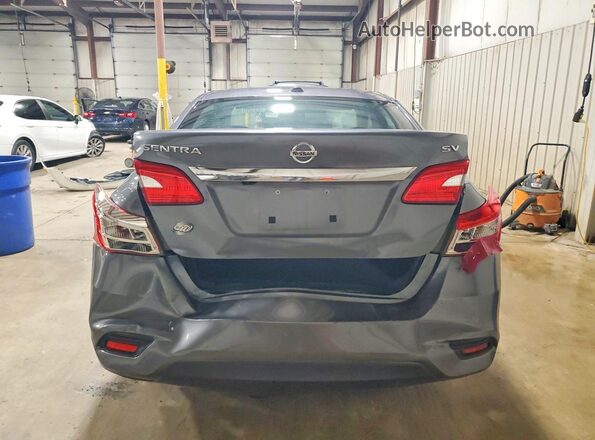3N1AB7AP9JL637026 2018 NISSAN SENTRA Gray Հետևի տեսք