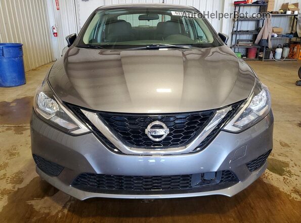 3N1AB7AP9JL637026 2018 NISSAN SENTRA Gray Դիմացի տեսք