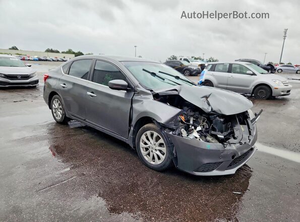 3N1AB7AP9JY224039 2018 NISSAN SENTRA Gray Передня права чверть