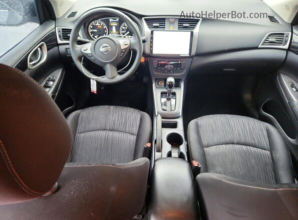 3N1AB7AP9JY224039 2018 NISSAN SENTRA Gray Вид панелі приладів
