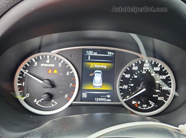 3N1AB7AP9JY224039 2018 NISSAN SENTRA Gray Вид щитка приладів