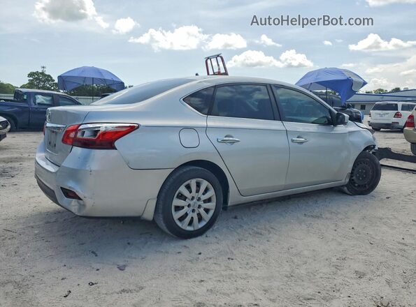 3N1AB7AP9JY229774 2018 NISSAN SENTRA Silver Tył prawy