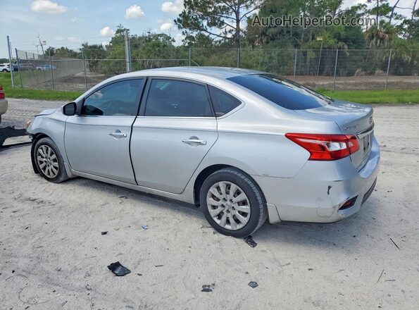 3N1AB7AP9JY229774 2018 NISSAN SENTRA Silver Tył lewy