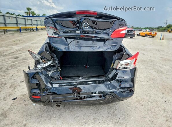 3N1AB7AP9JY234490 2018 NISSAN SENTRA Black უკანა ხედი