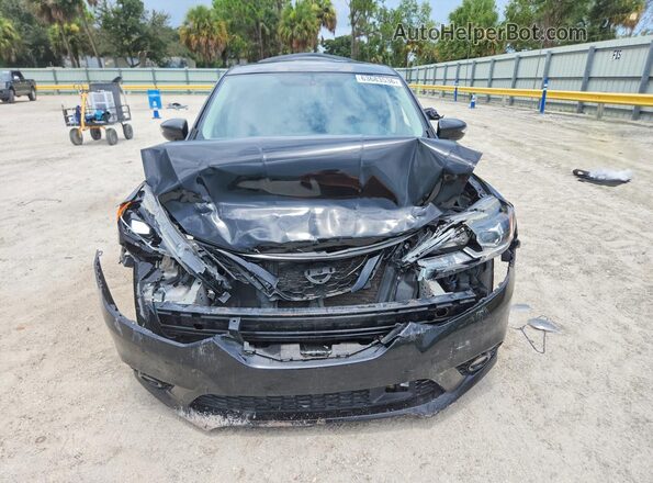 3N1AB7AP9JY234490 2018 NISSAN SENTRA Black წინა ხედი