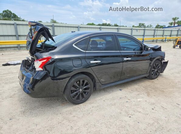 3N1AB7AP9JY234490 2018 NISSAN SENTRA Black უკანა მარჯვენა