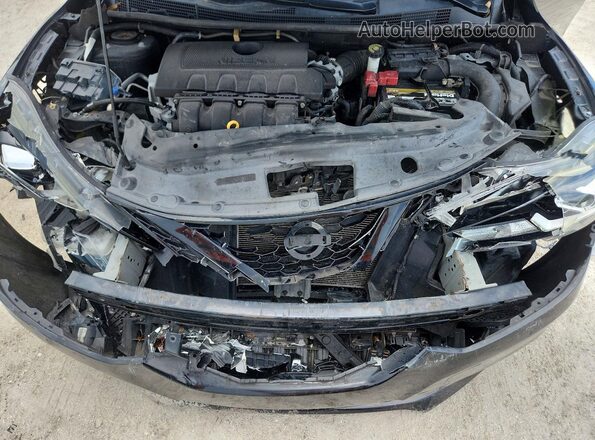 3N1AB7AP9JY234490 2018 NISSAN SENTRA Black უკანა სალონის ხედი