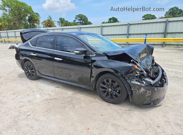 3N1AB7AP9JY234490 2018 NISSAN SENTRA Black წინა მარჯვენა