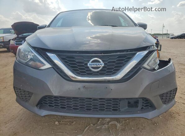 3N1AB7AP9JY242251 2018 NISSAN SENTRA Gray Դիմացի տեսք