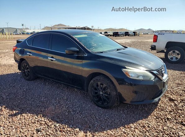 3N1AB7AP9JY277498 2018 NISSAN SENTRA Black Front view