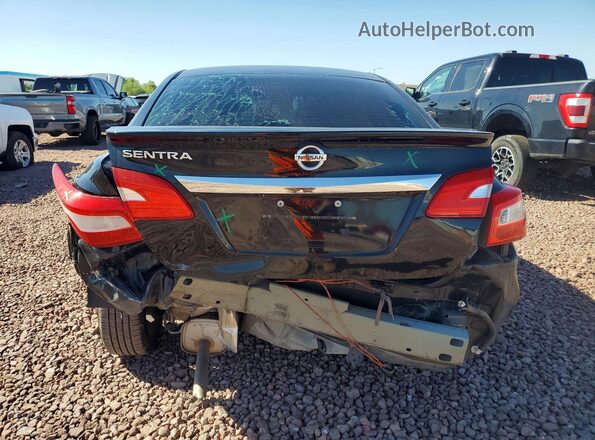 3N1AB7AP9JY277498 2018 NISSAN SENTRA Black Front interior view