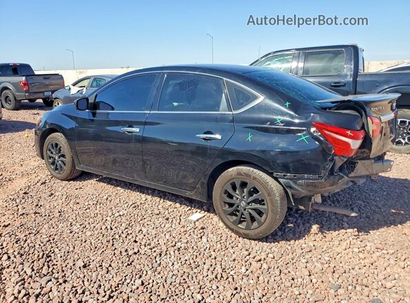 3N1AB7AP9JY277498 2018 NISSAN SENTRA Black Rear left