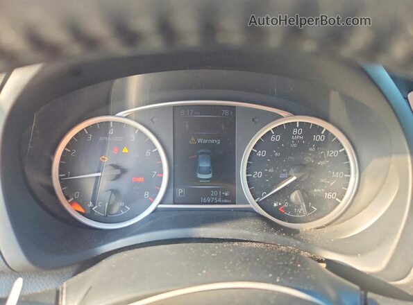 3N1AB7AP9JY281017 2018 NISSAN SENTRA White Widok zestawu wskaźników