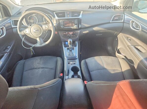 3N1AB7AP9JY281017 2018 NISSAN SENTRA White Widok deski rozdzielczej
