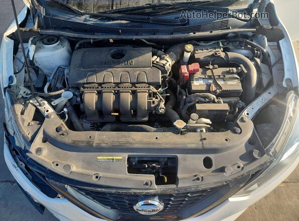 3N1AB7AP9JY281017 2018 NISSAN SENTRA White Widok wnętrza z tyłu