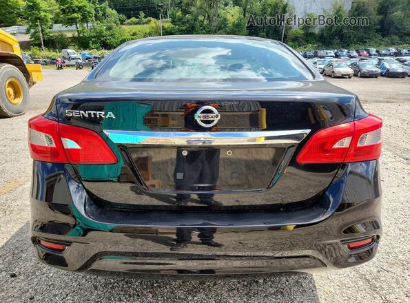 3N1AB7AP9JY288632 2018 NISSAN SENTRA Black Rear view