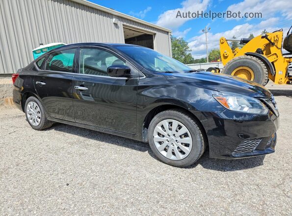3N1AB7AP9JY288632 2018 NISSAN SENTRA Black Front right