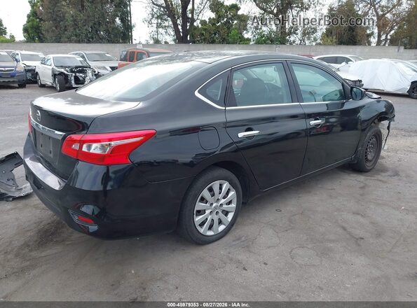 3N1AB7AP9JY304585 2018 NISSAN SENTRA Black Tył prawy