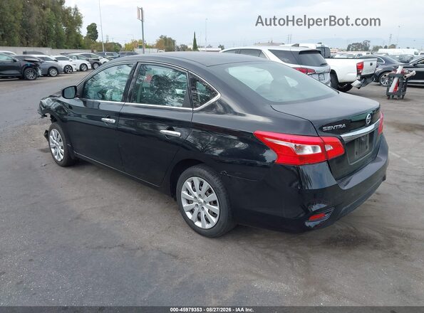 3N1AB7AP9JY304585 2018 NISSAN SENTRA Black Tył lewy