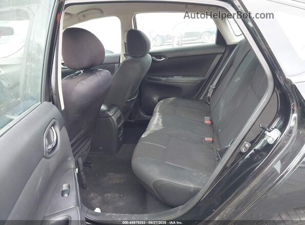 3N1AB7AP9JY304585 2018 NISSAN SENTRA Black Widok naklejki z numerem VIN