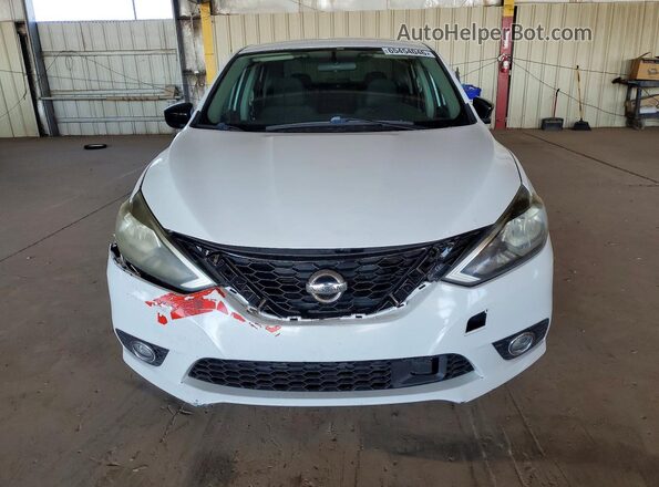 3N1AB7AP9JY306630 2018 NISSAN SENTRA Белый Вид спереди