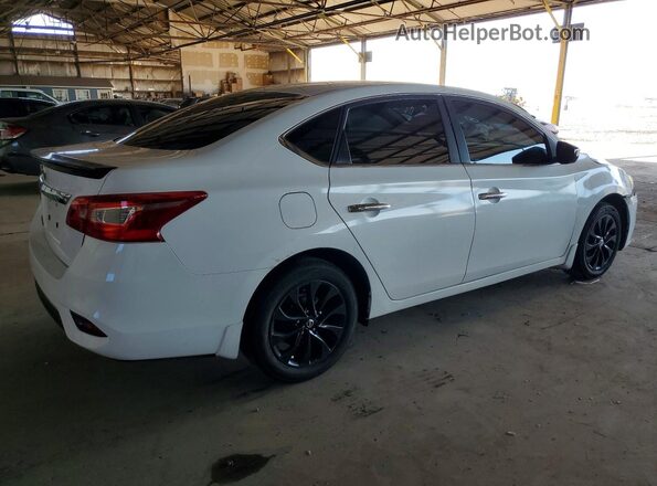 3N1AB7AP9JY306630 2018 NISSAN SENTRA Белый Задняя правая четверть