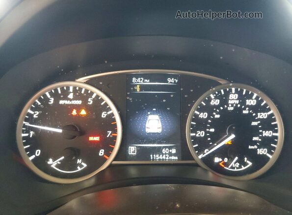 3N1AB7AP9JY306630 2018 NISSAN SENTRA Белый Вид щитка приборов